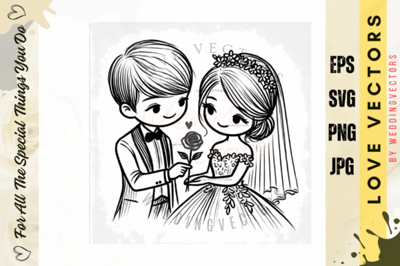 Capturing Matrimony: The C408 Romantic Illustration Pack
