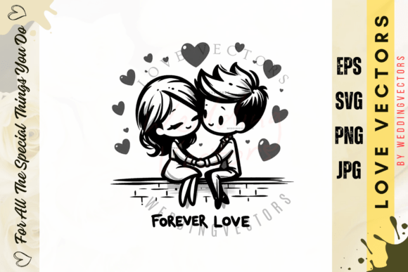 Elevate Your Brand with C4366 Wedding & Love Vectors