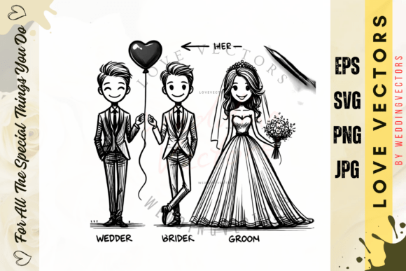 Timeless Romance: The C3932 Wedding Poster Artwork