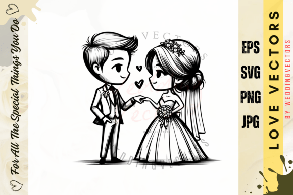 Timeless Romance: The C4116 Wedding Logo Concept