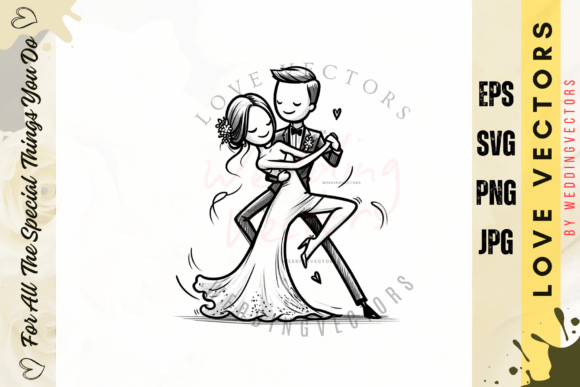 Wedding Couple and Love Vectors - C4043: A Designer's Guide