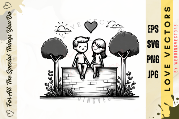 Wedding Couple and Love Vectors - C436: A Modern Serif for Lasting Impressions