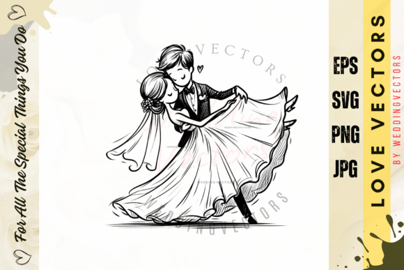 Wedding Couple and Love Vectors - C4385: A Designer's Guide