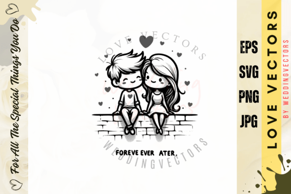 Wedding Couple and Love Vectors: Capturing Modern Romance